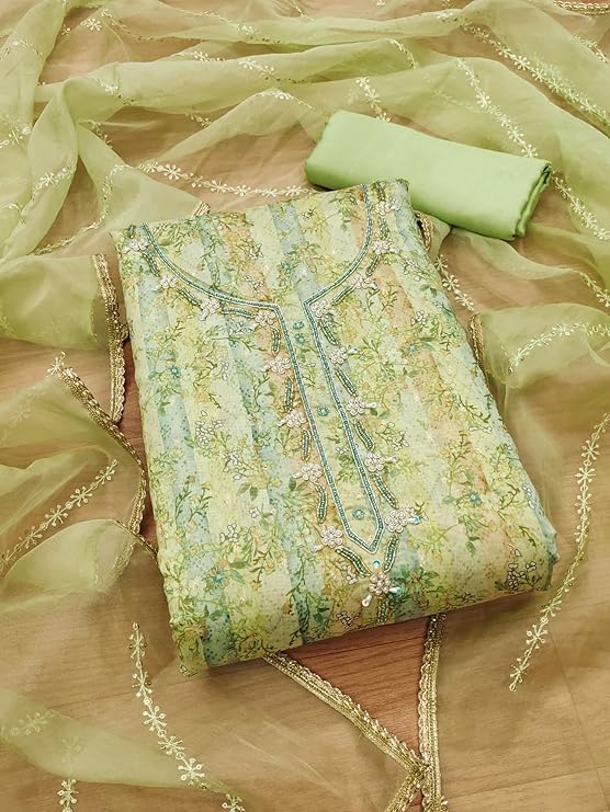 Cotton Unstitched Dress Material
