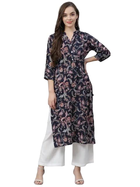 Crepe Full Stitched Kurti.