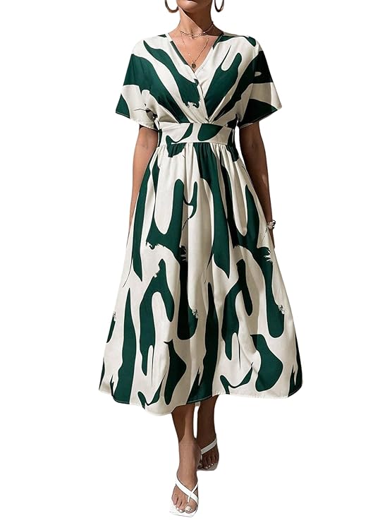 Lightweight Flared Dress for Casual