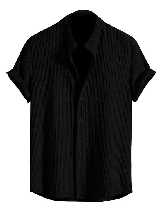 Regular Fit Stylish Man's Solid Slim Fit