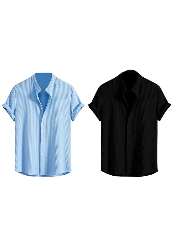 Regular Fit Stylish Man's Solid Slim Fit